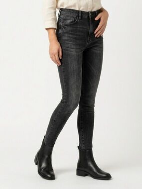 DU/ER Performance Denim High Rise Skinny Black Tencel Jean 29x31
